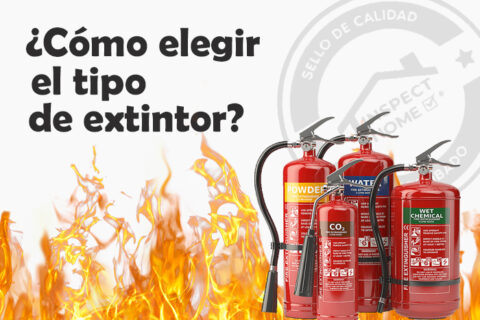 ¿Cómo elegir el tipo de extintor?